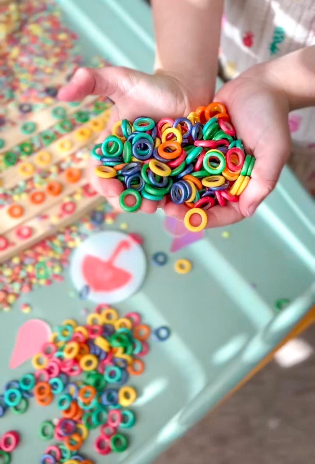 Ring Around the Rainbow Sensory Play Ideas