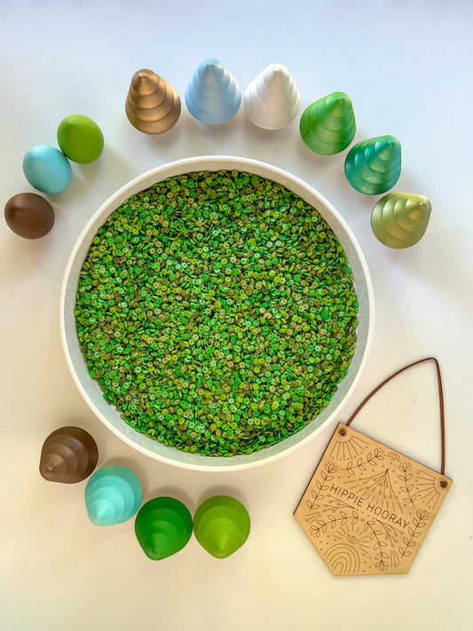 Leaves of Green Sensory Bin Filler