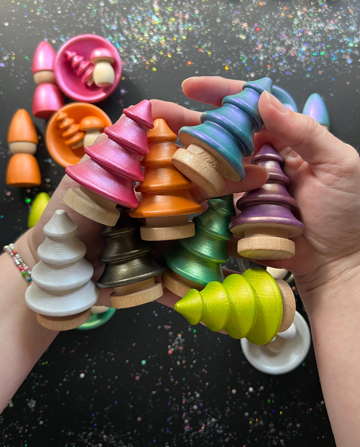 Magical Shimmer Wooden Accessories
