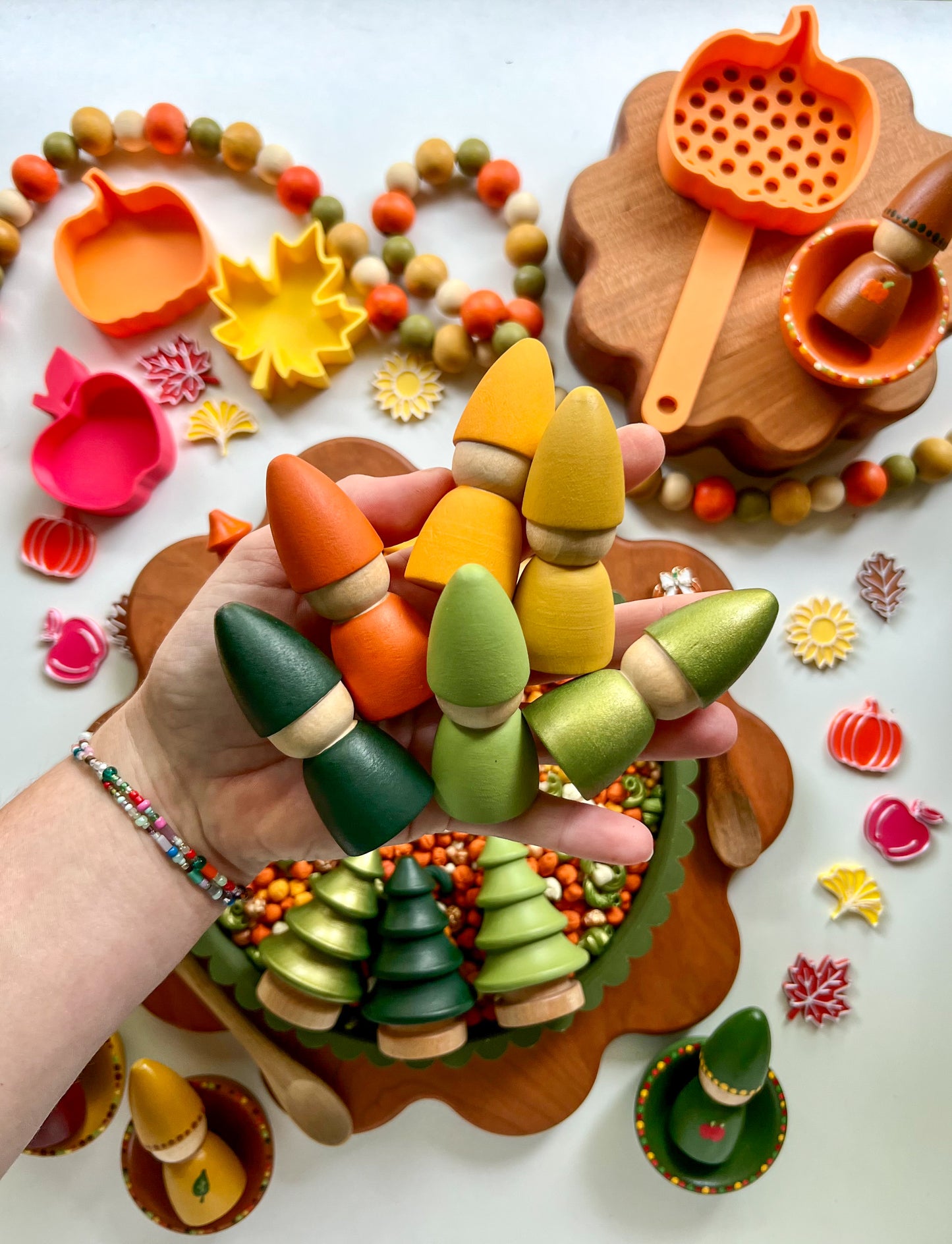 Pumpkin Patch Fall Wooden Accessories