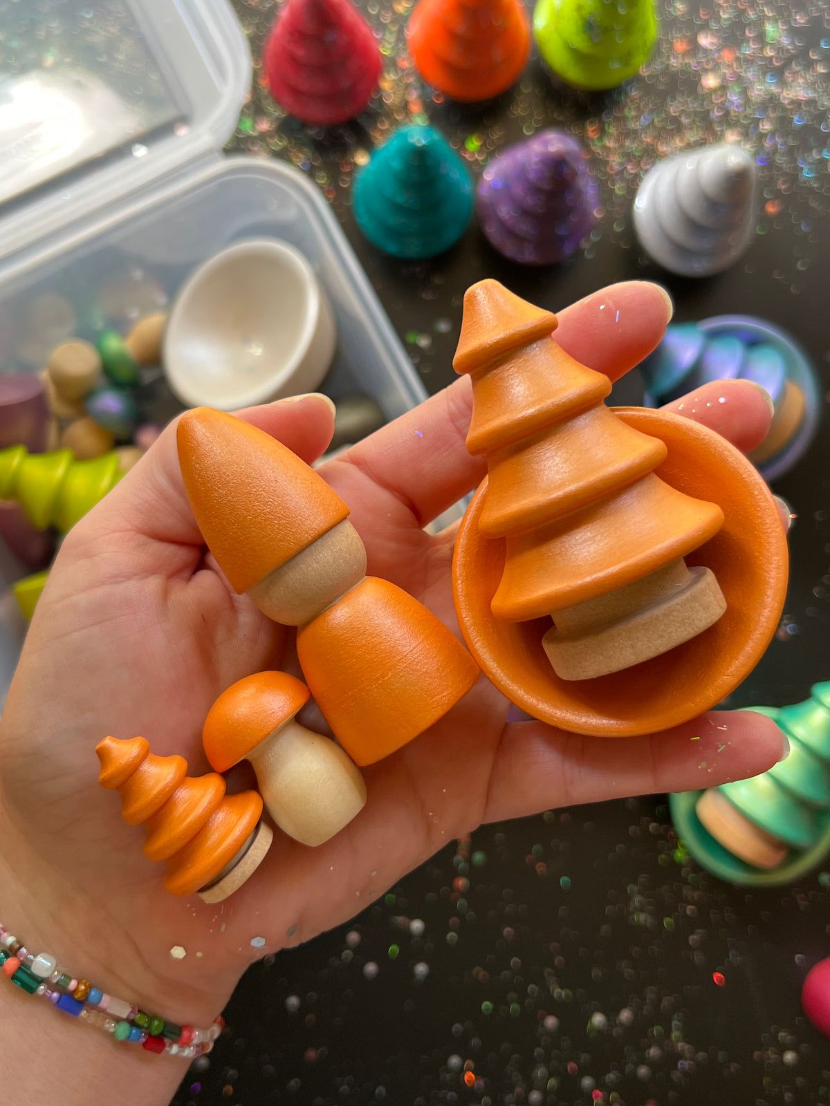 Magical Shimmer Wooden Accessories