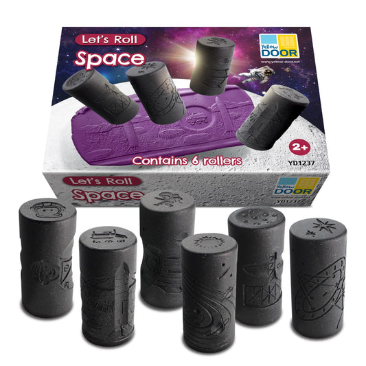 Space Play Dough Rollers & Stampers (Set of 6)