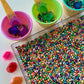 A Pop of Color Sensory Bin Filler