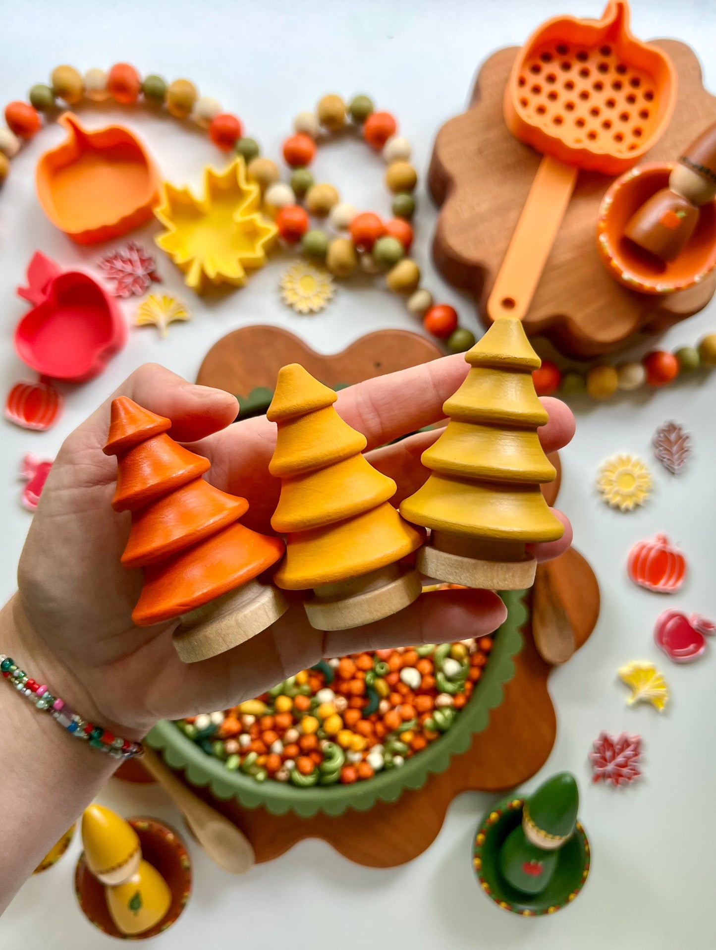 Pumpkin Patch Fall Wooden Accessories
