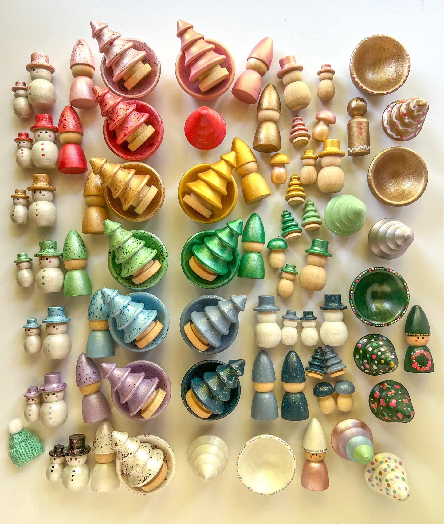 Starlit Snowfall Wooden Accessories (Sets + Individual)