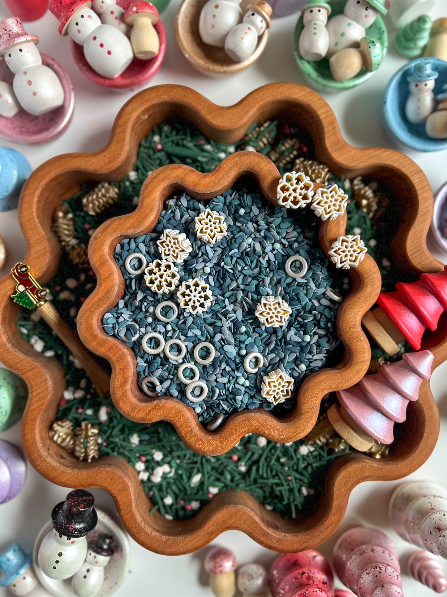 Starlit Snowfall Sensory Bin Filler