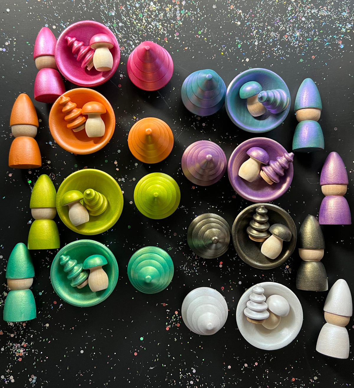 Magical Shimmer Wooden Accessories