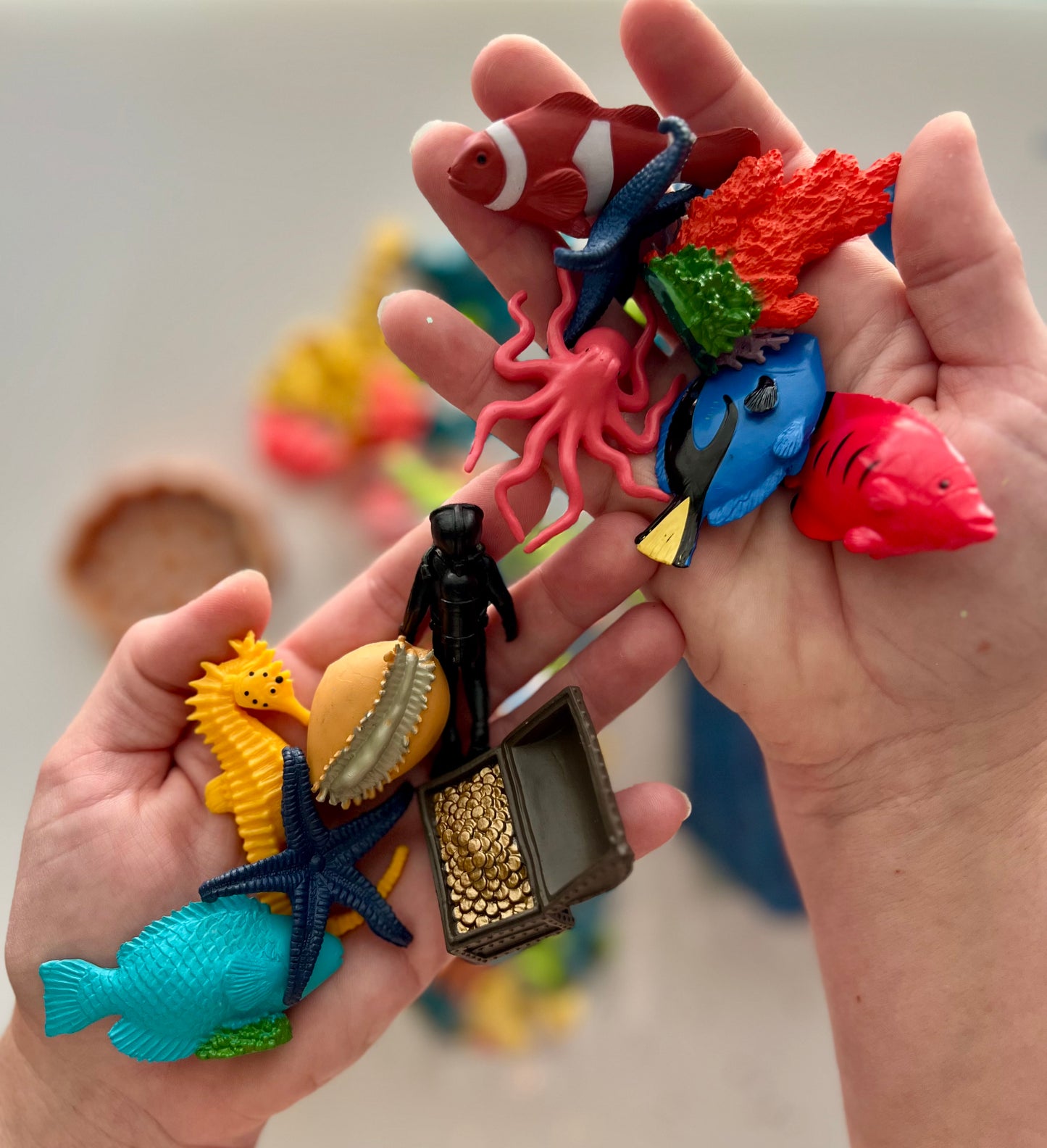 Sand & Sea Figurines for Sensory Play (Preorder by June 6)