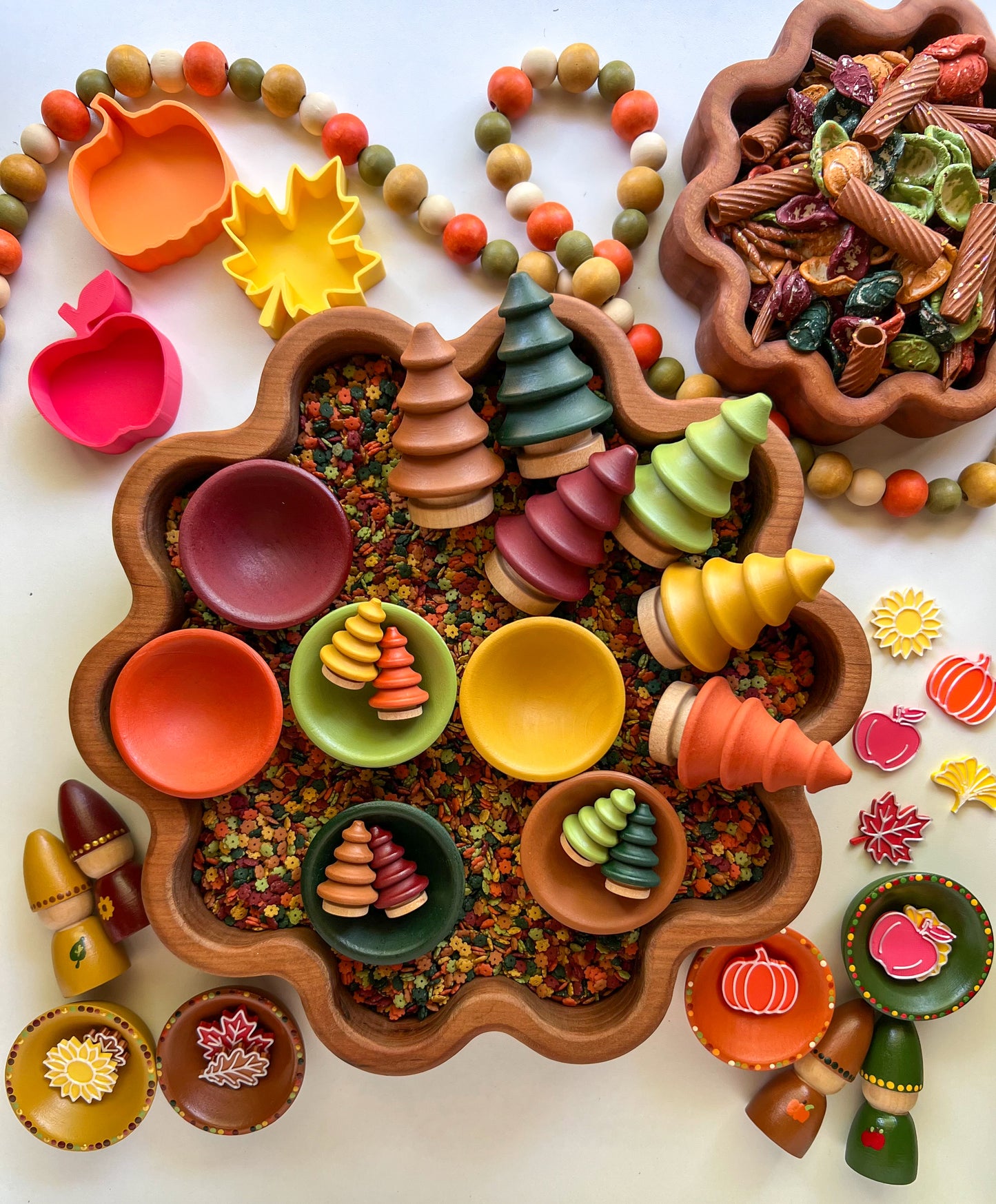 Fall Leaves (Matte) Wooden Accessories