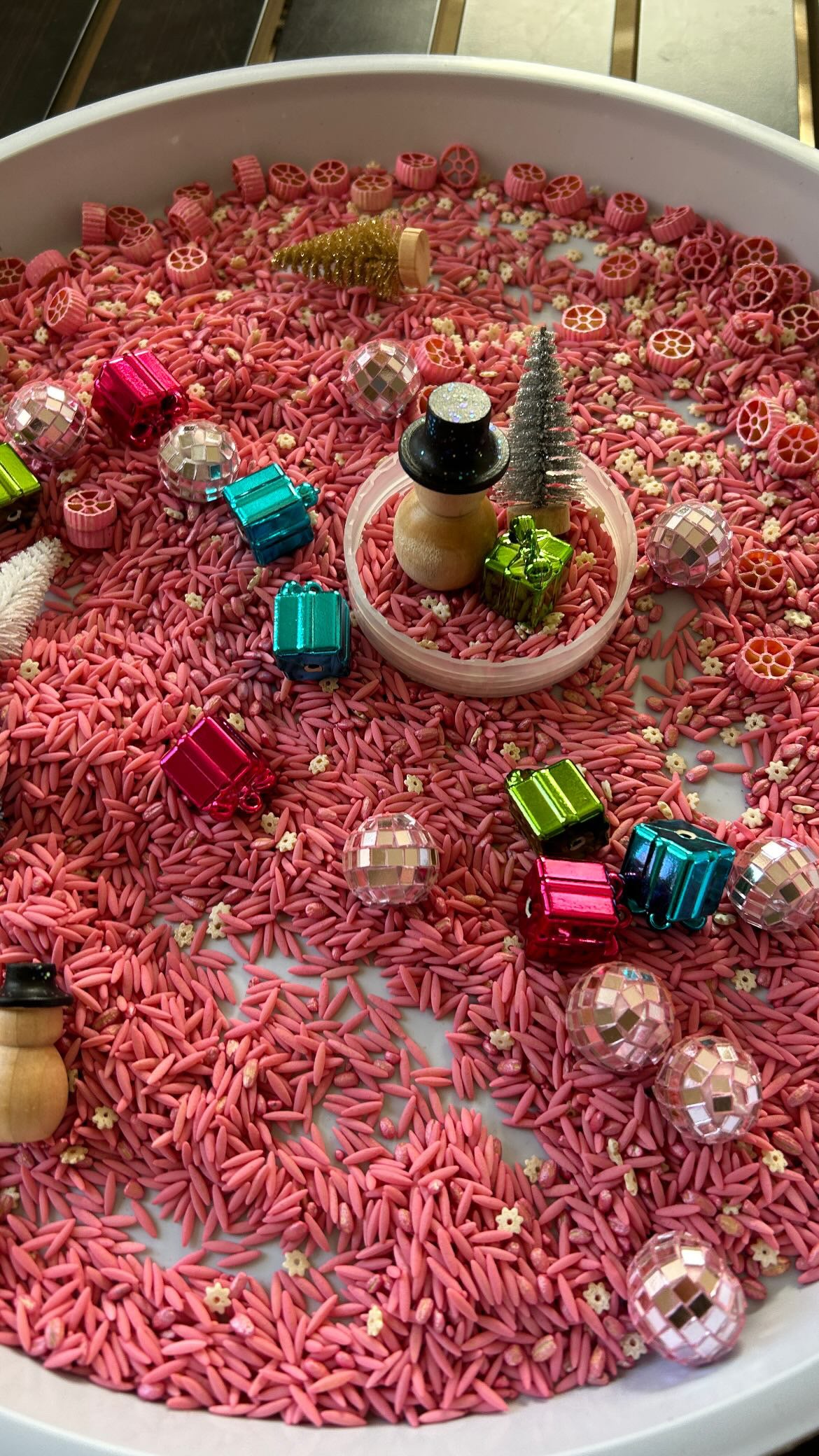 Dreaming in Pink Sensory Bin Filler