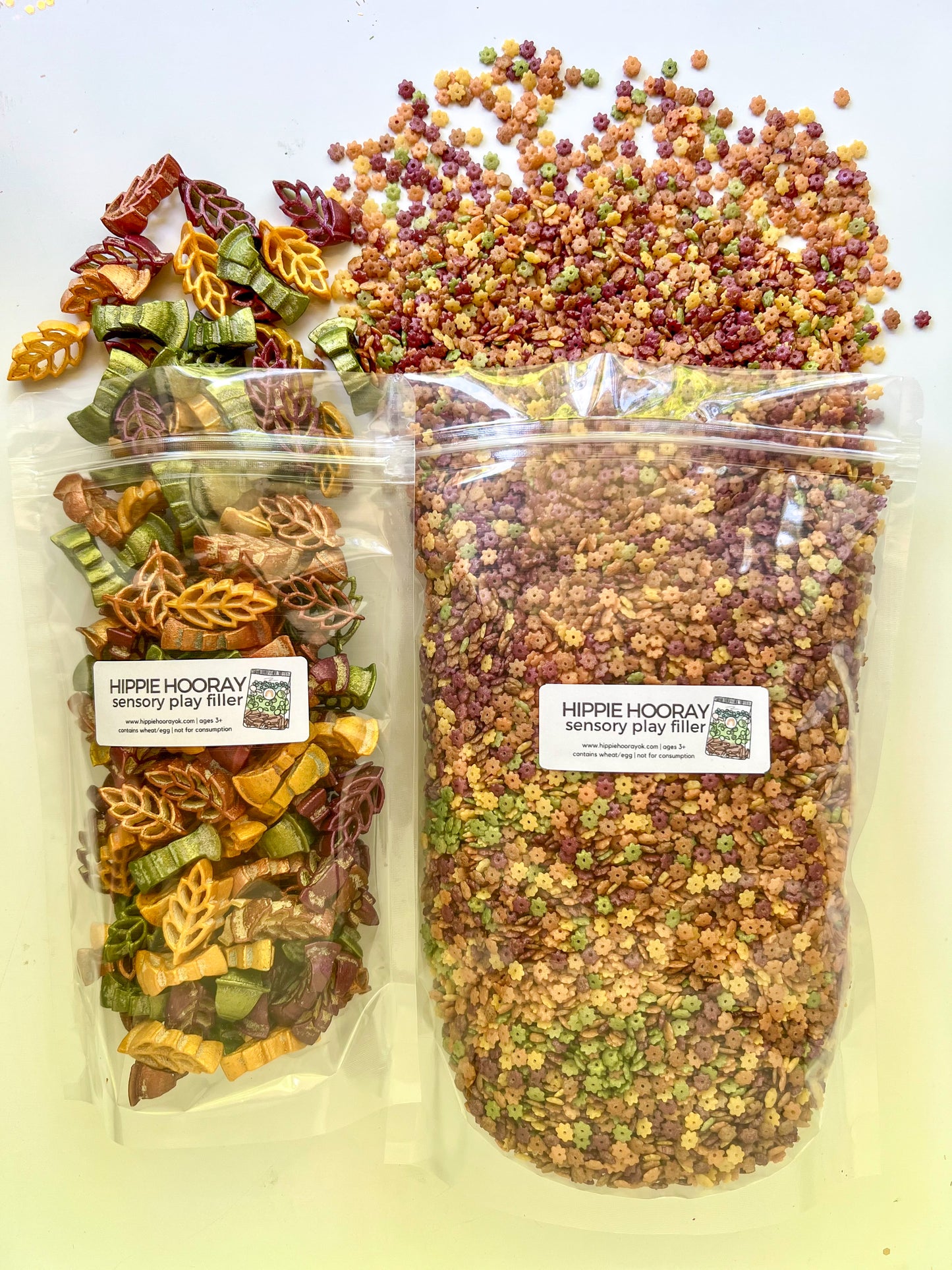 Shimmering Fall Leaves Sensory Bin Filler