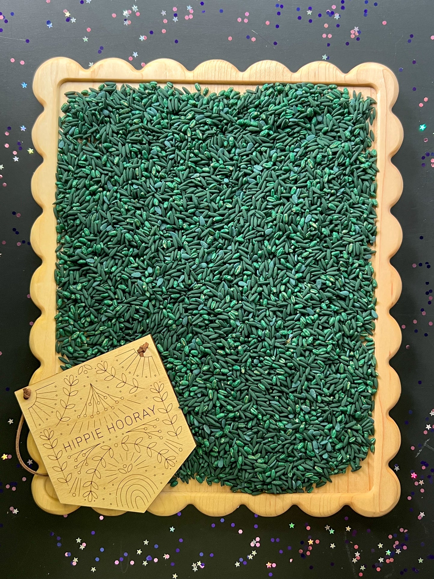 Ethereal Evergreen Sensory Bin Filler