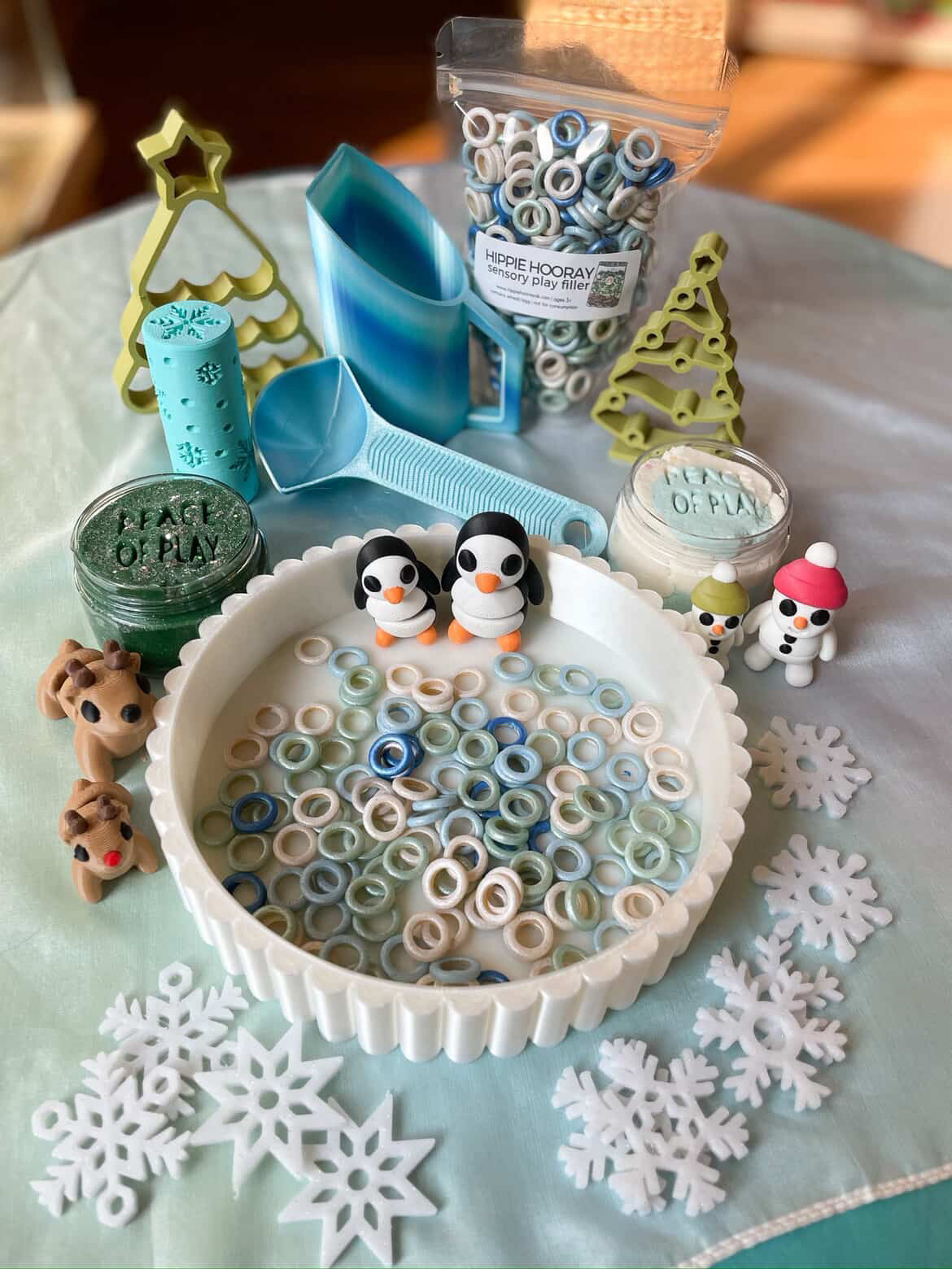 Winter/Holiday Sensory Bin Fillers Extras *Very Limited Stock!*