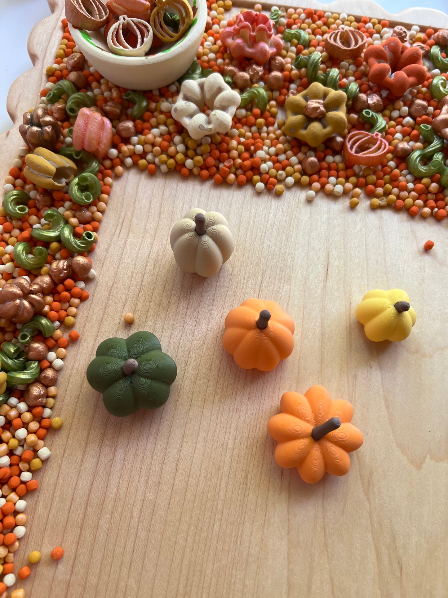 A Day at the Pumpkin Patch 3D Printed Sensory Play Set
