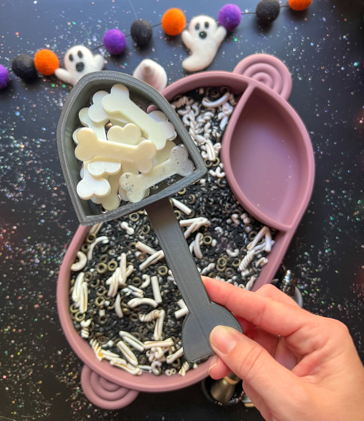 3d-printed Shovel Sifter & 10 Bones Set