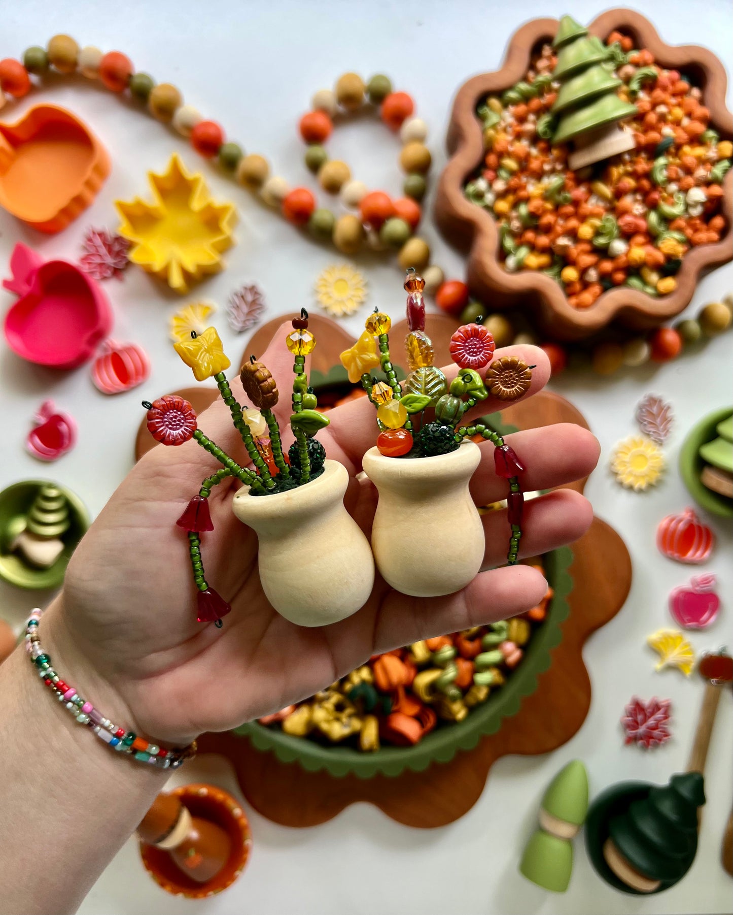 Fall Beaded Accessories (Whimsy Daisy)