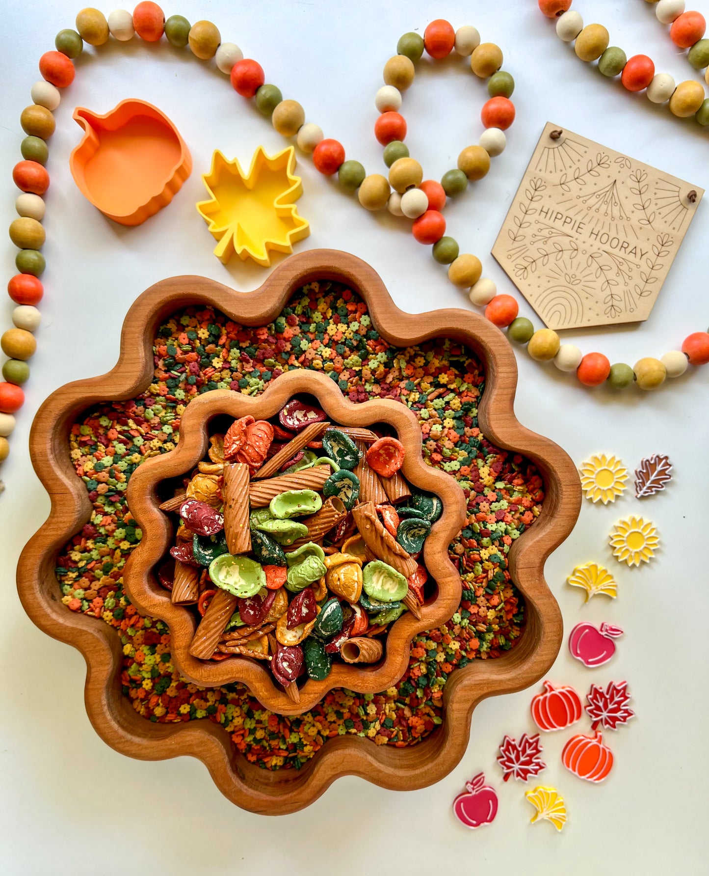 Backyard Leaf Pile Limited Edition Sensory Bin Filler & Unmixit Kit