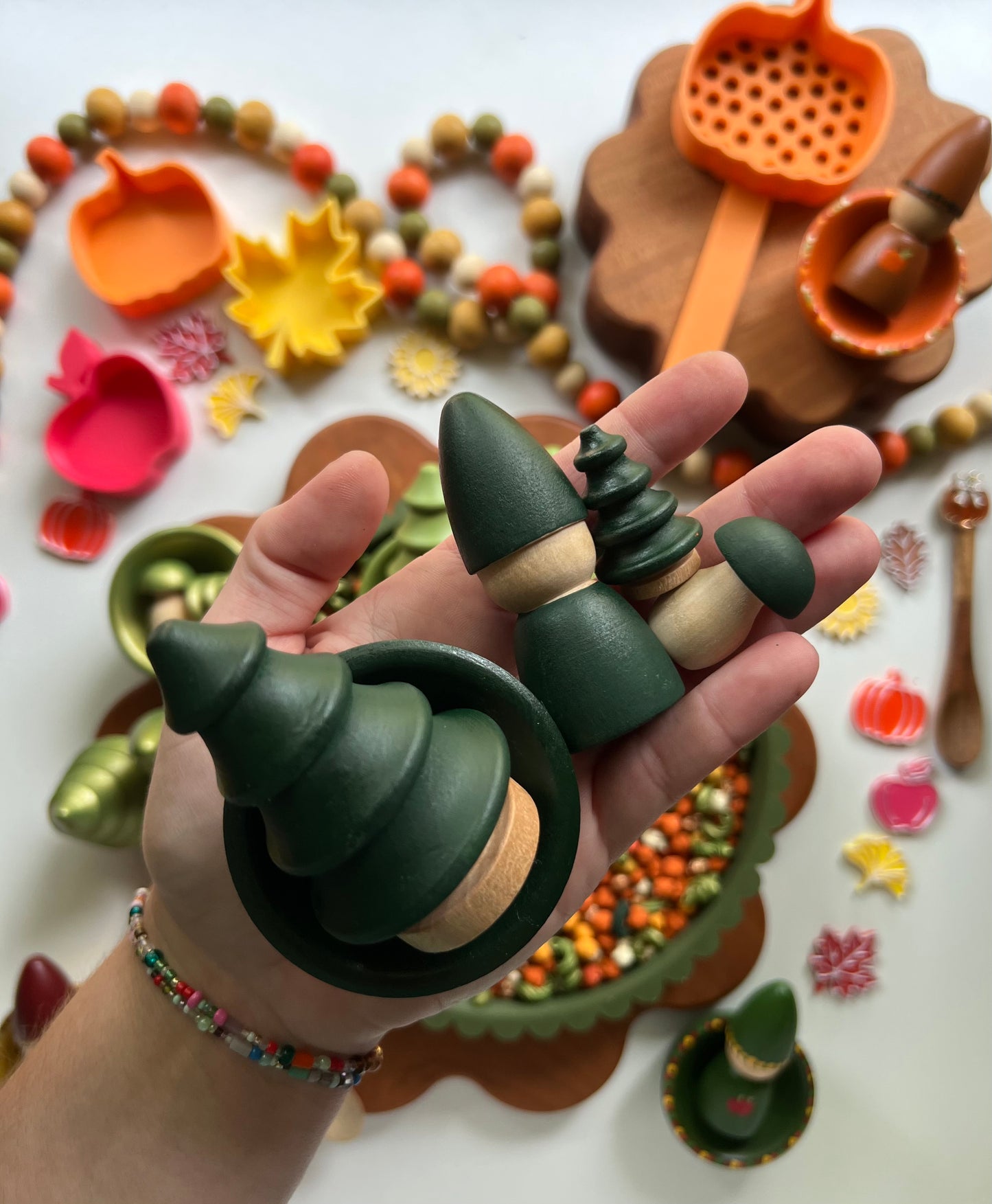 Pumpkin Patch Fall Wooden Accessories