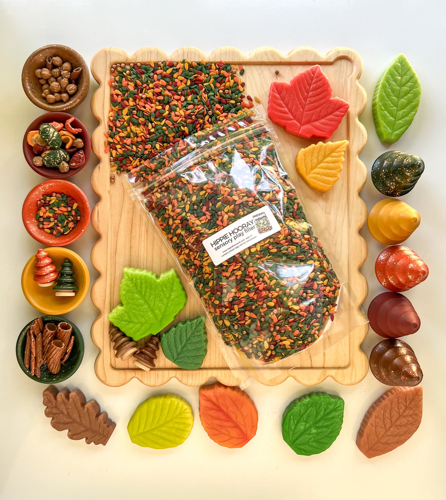 Leaves at Play Sensory Bin Filler