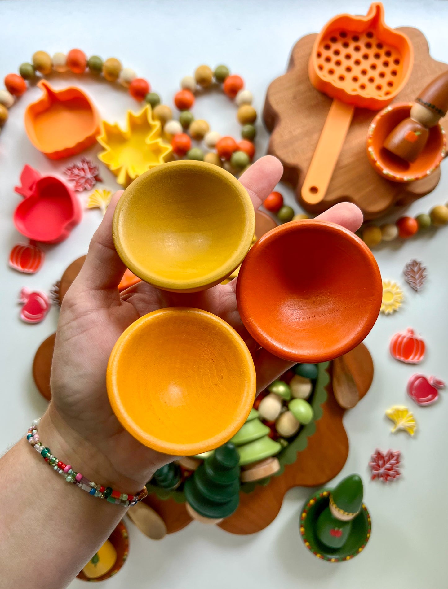 Pumpkin Patch Fall Wooden Accessories