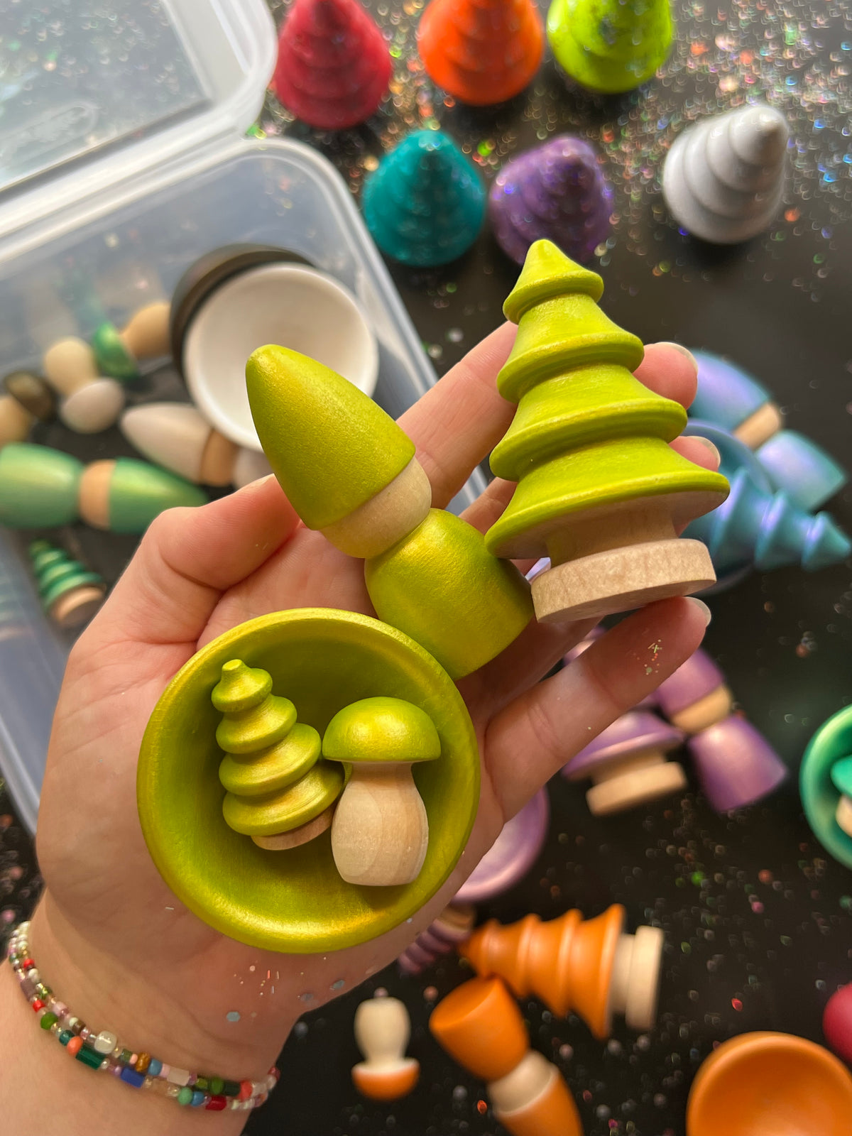 Magical Shimmer Wooden Accessories