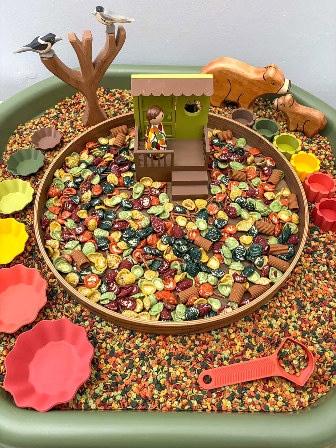 Backyard Leaf Pile Limited Edition Sensory Bin Filler & Unmixit Kit