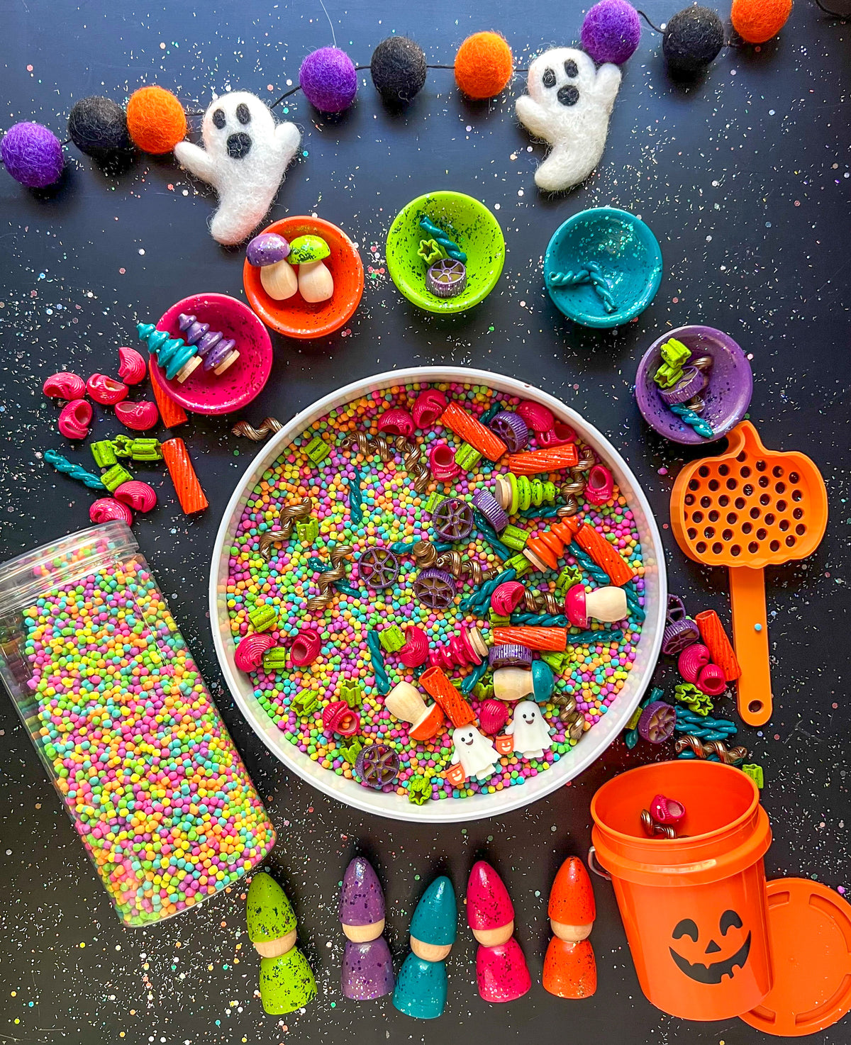 Spooky Sparkle Wooden Accessories