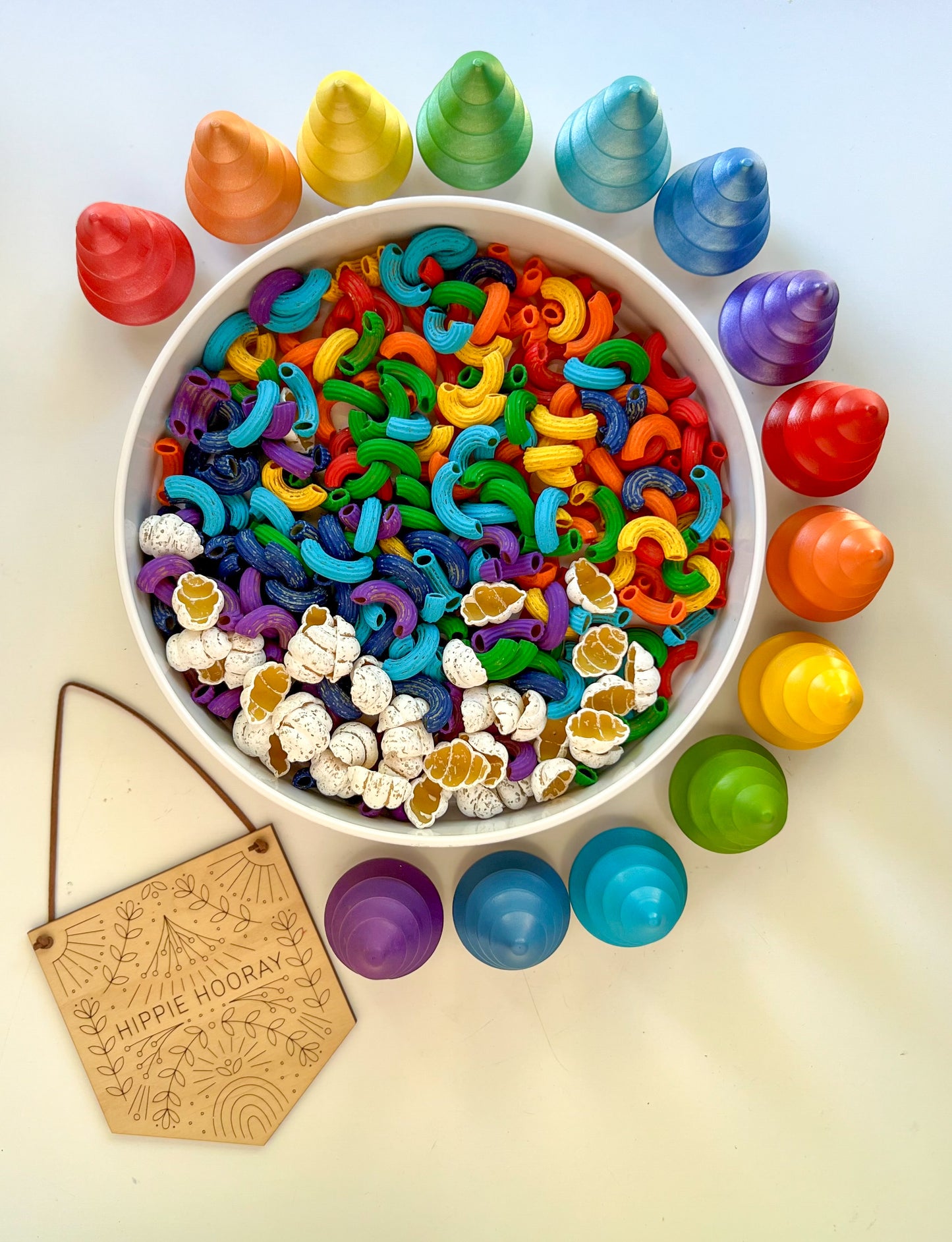 Rainbow of Rainbows Sensory Bin Filler