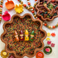 Deluxe Fall Wooden Accessories (Dotted Bowls & Gnomes)