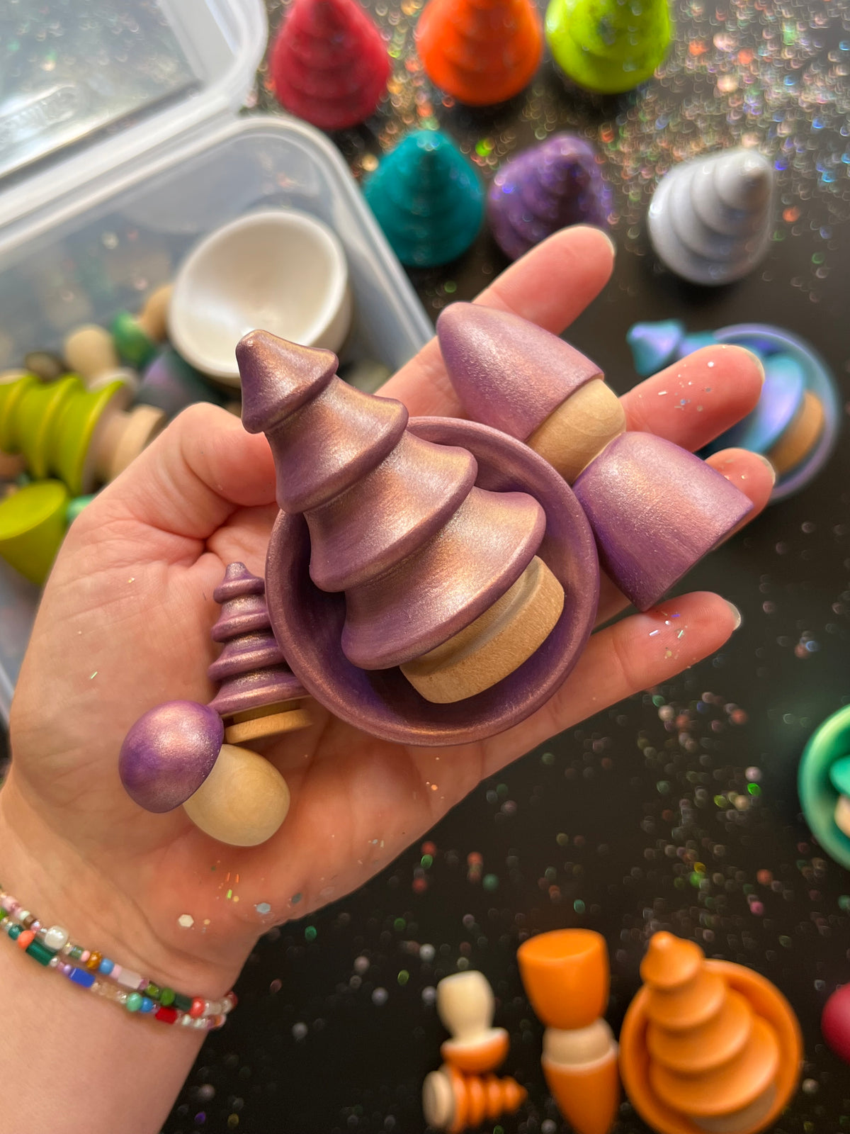 Magical Shimmer Wooden Accessories
