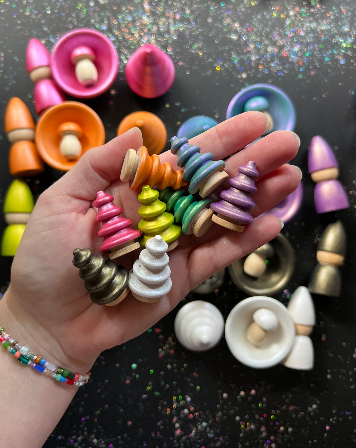Magical Shimmer Wooden Accessories
