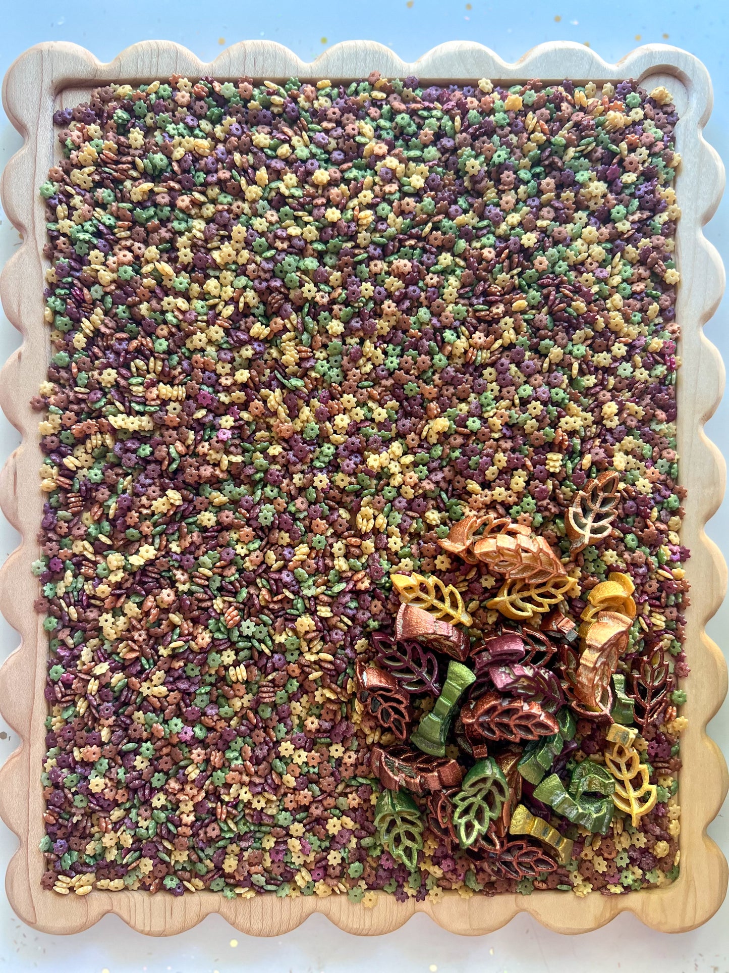 Shimmering Fall Leaves Sensory Bin Filler