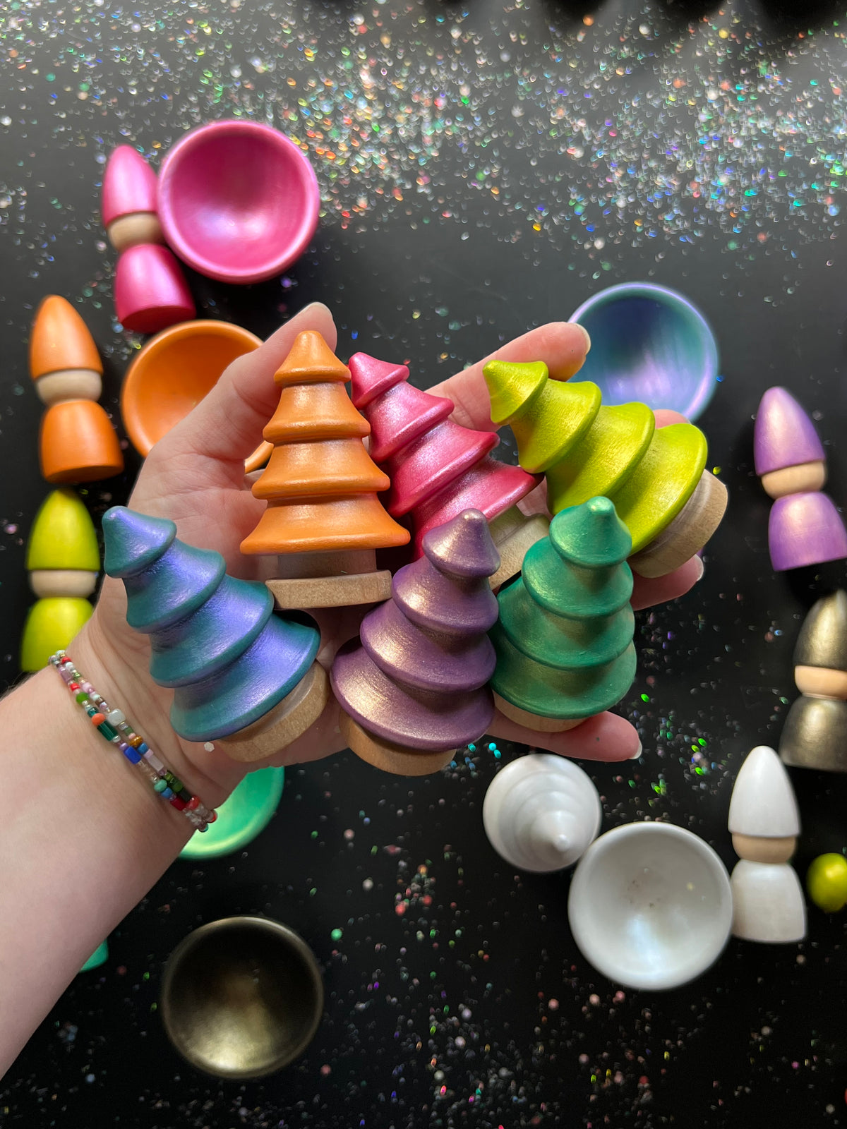 Magical Shimmer Wooden Accessories