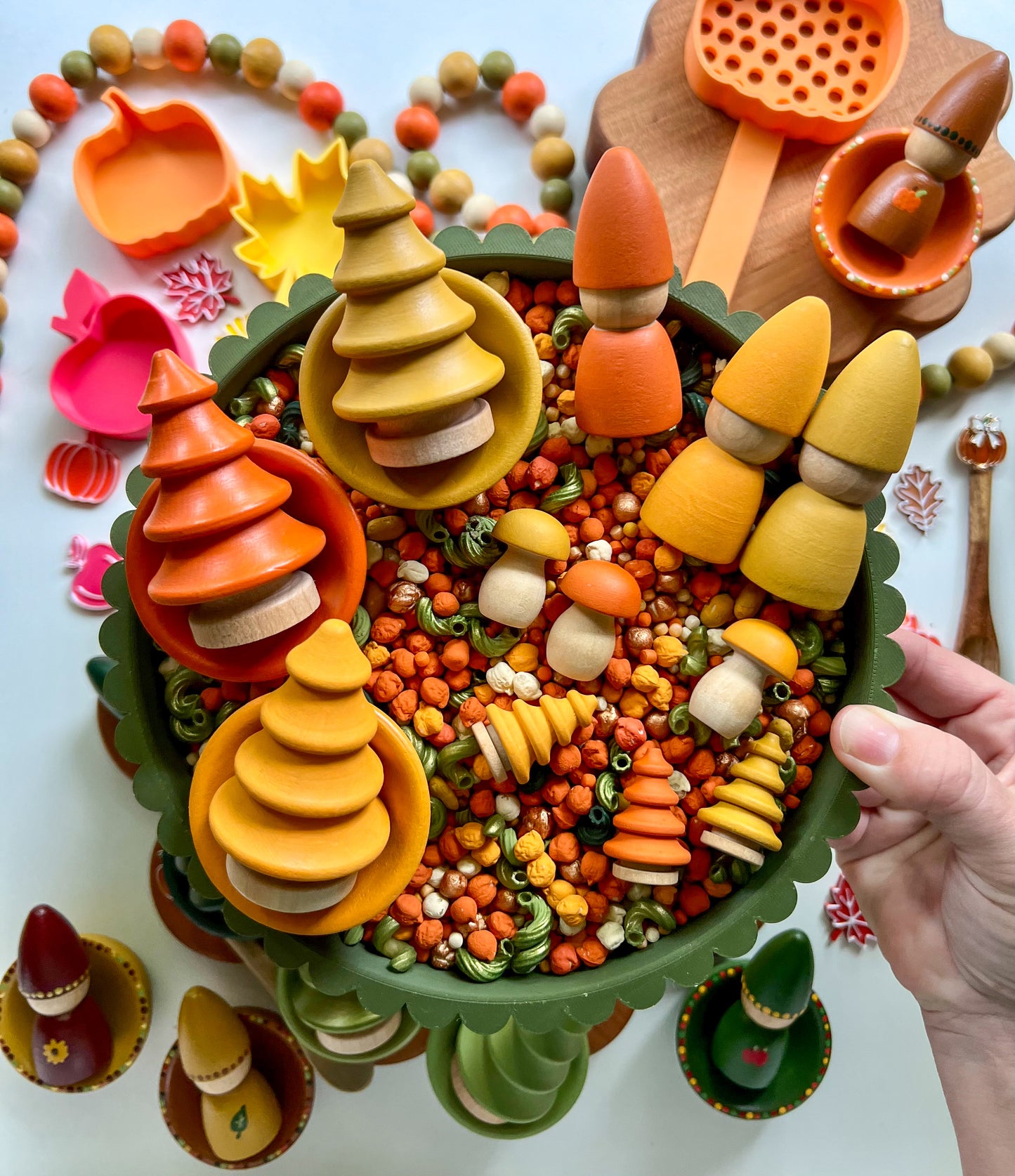 Pumpkin Patch Fall Wooden Accessories