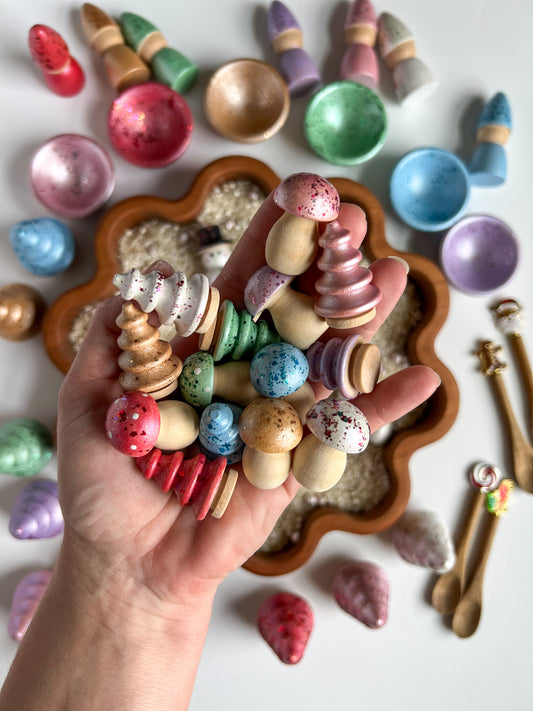 Candy Shop Individual Wooden Accessories