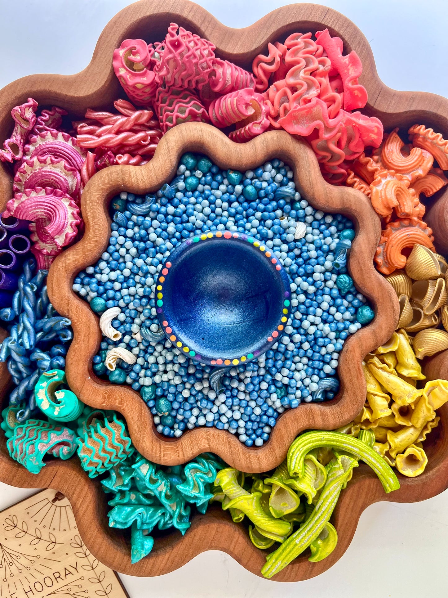 Colorful Coral Dotted Bowl