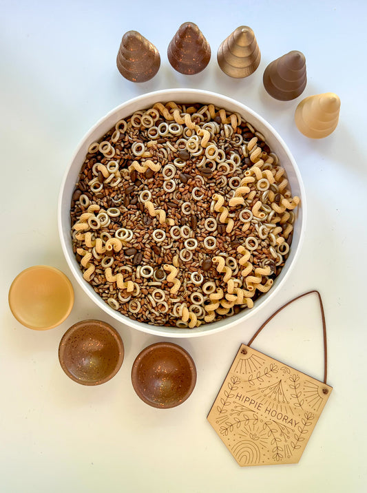 Coffee Coffee Coffee Sensory Bin Filler