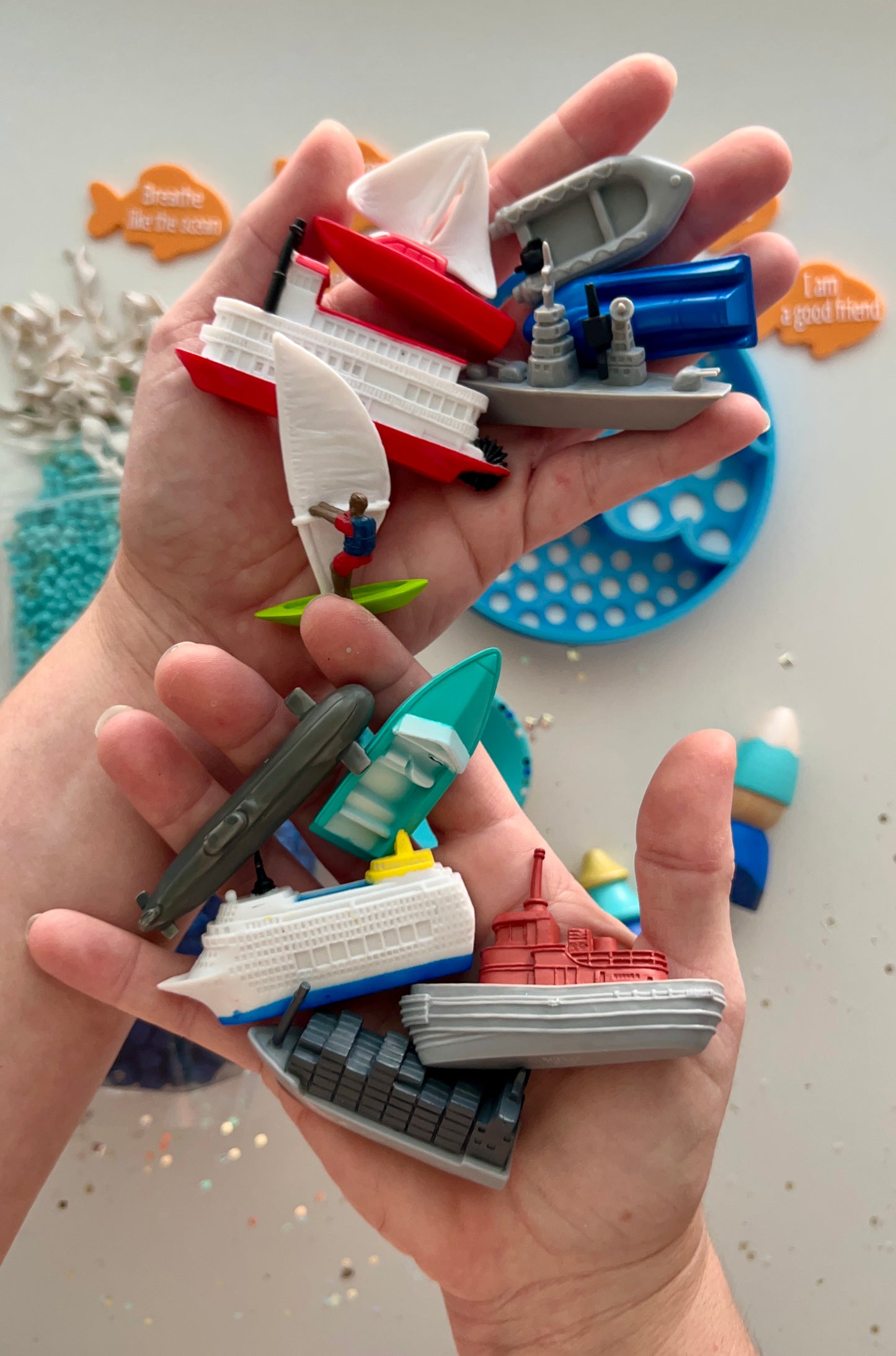 Sand & Sea Figurines for Sensory Play (Preorder by June 6)