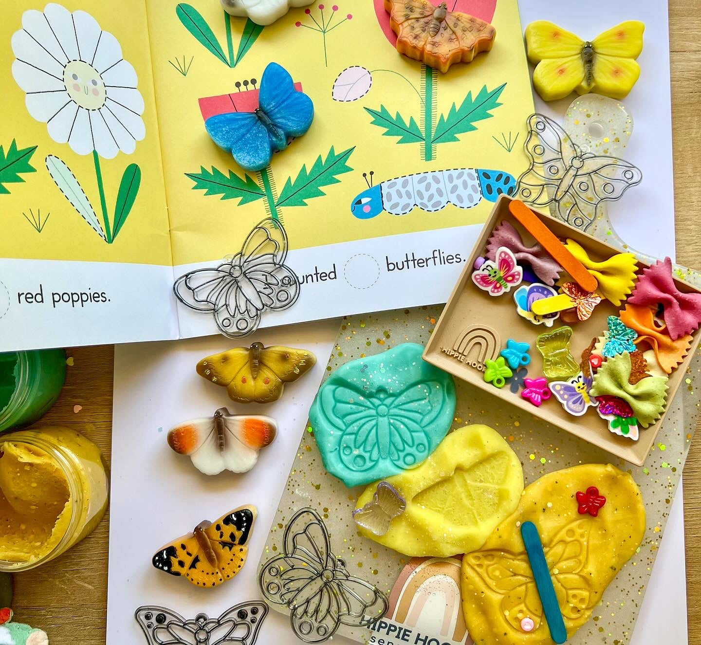 Butterflies Double-sided Play Stones (set of 8) *Preorder Jan 1*