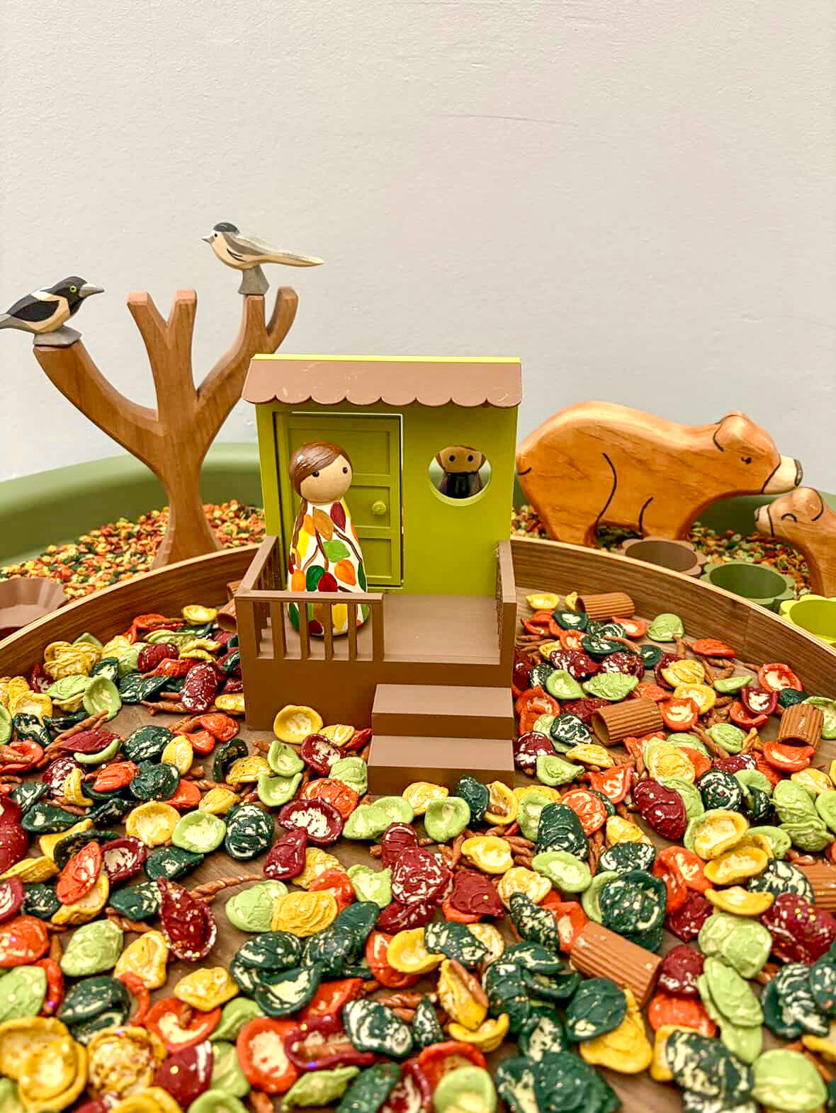 Backyard Leaf Pile Limited Edition Sensory Bin Filler & Unmixit Kit