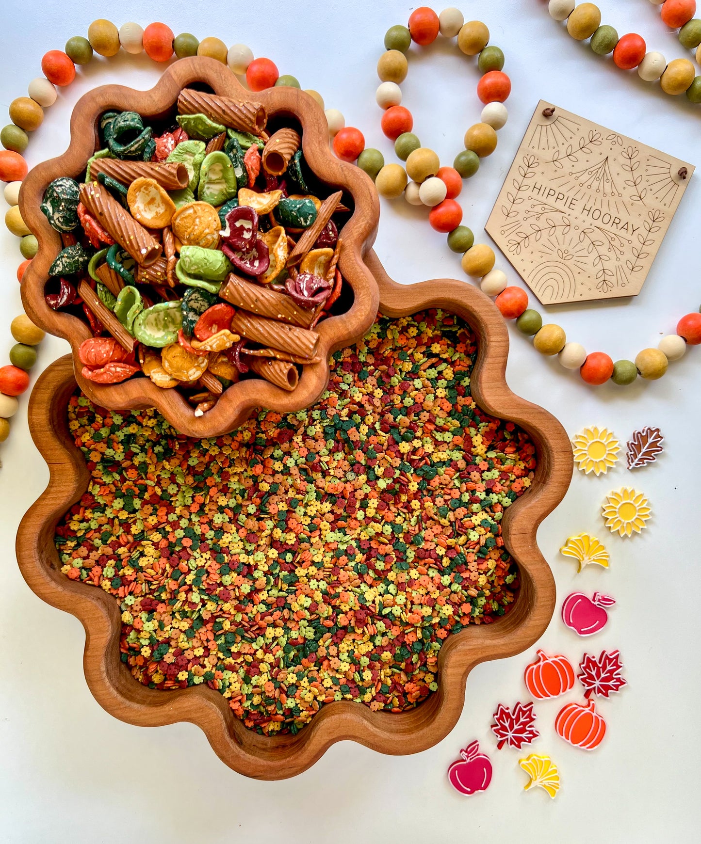 Backyard Leaf Pile Limited Edition Sensory Bin Filler & Unmixit Kit