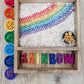 Ring Around the Rainbow Sensory Bin Filler