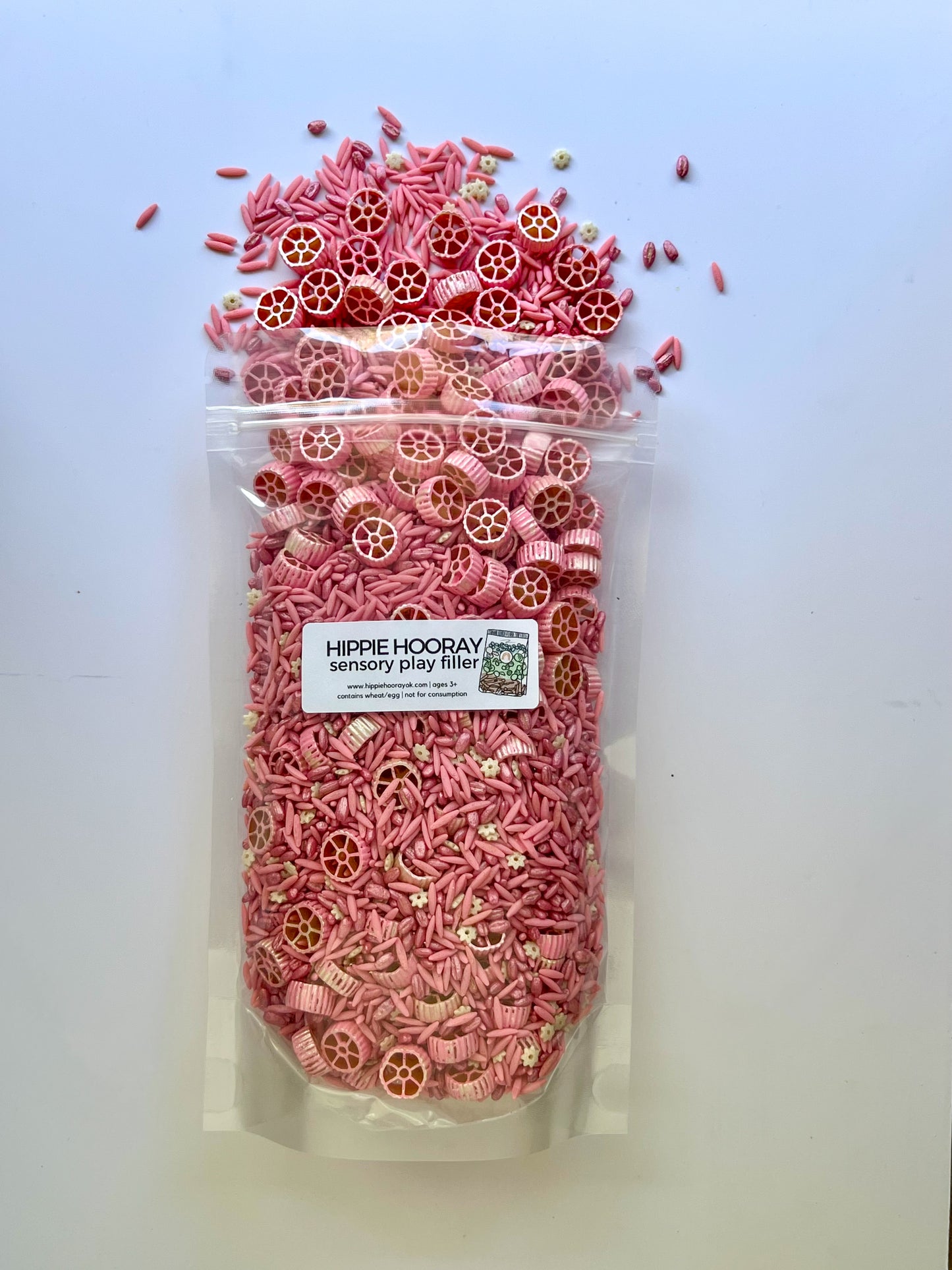 Dreaming of a Pink Christmas Sensory Bin Filler