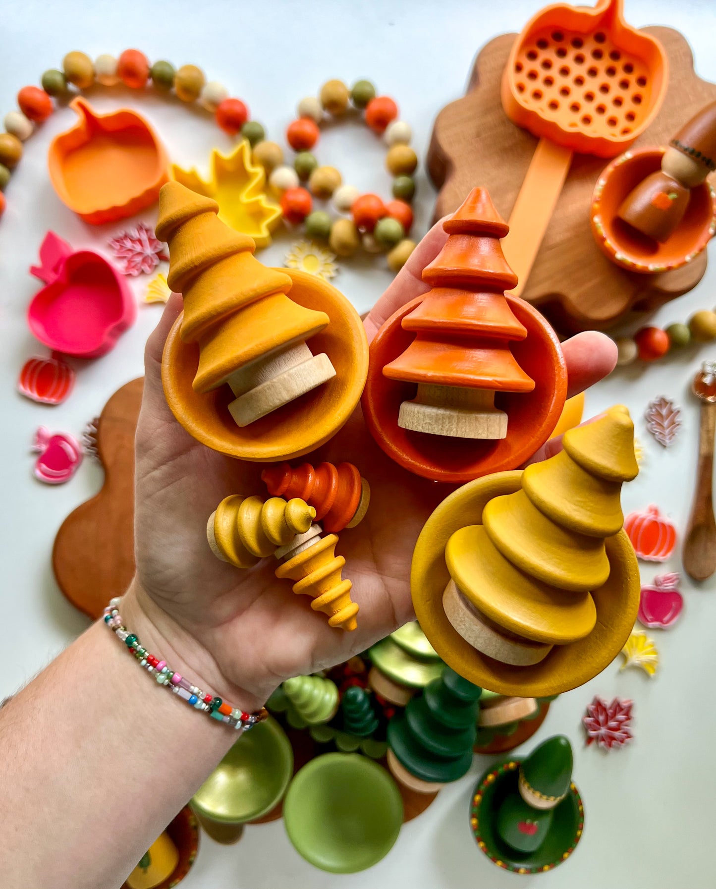 Pumpkin Patch Fall Wooden Accessories