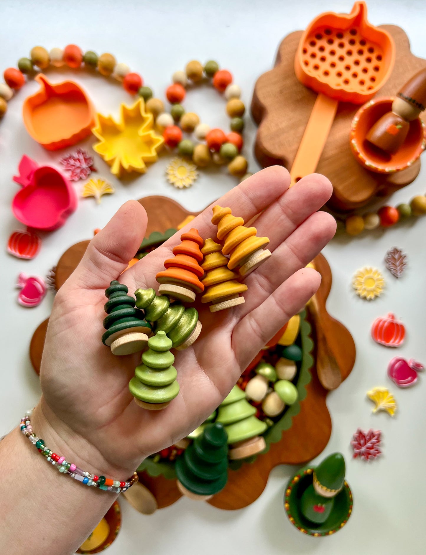 Pumpkin Patch Fall Wooden Accessories