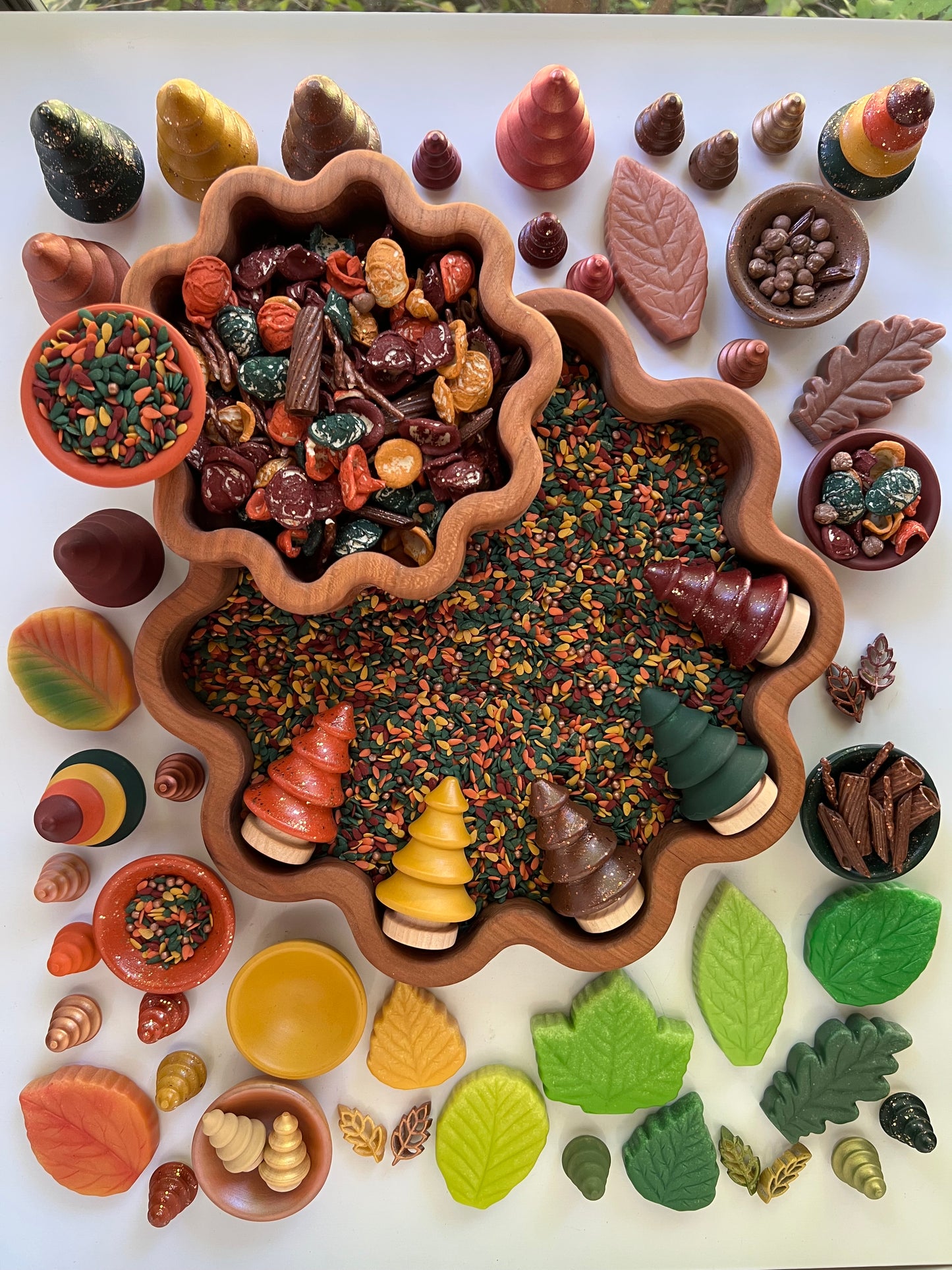 Leaves at Play Sensory Bin Filler