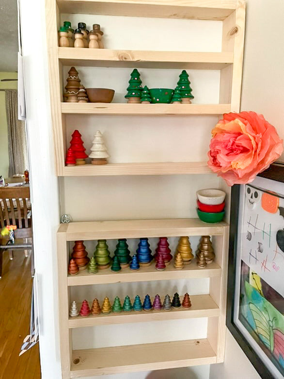 Individual Wooden Accessories (Choose Any Color) 🌲🥣🍄‍🟫🐞🥚