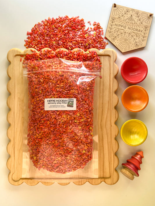 Golden Hour Sensory Bin Filler