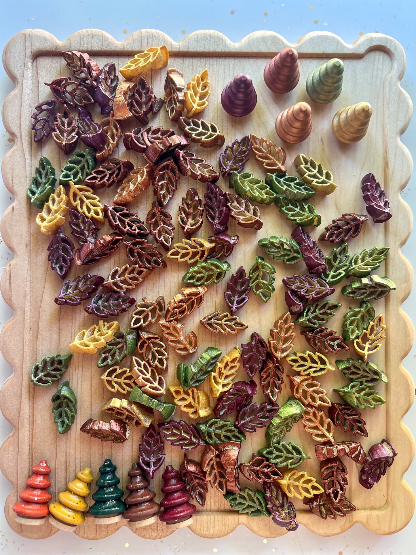 Shimmering Fall Leaves Sensory Bin Filler