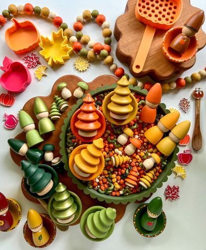 Pumpkin Patch Fall Wooden Accessories